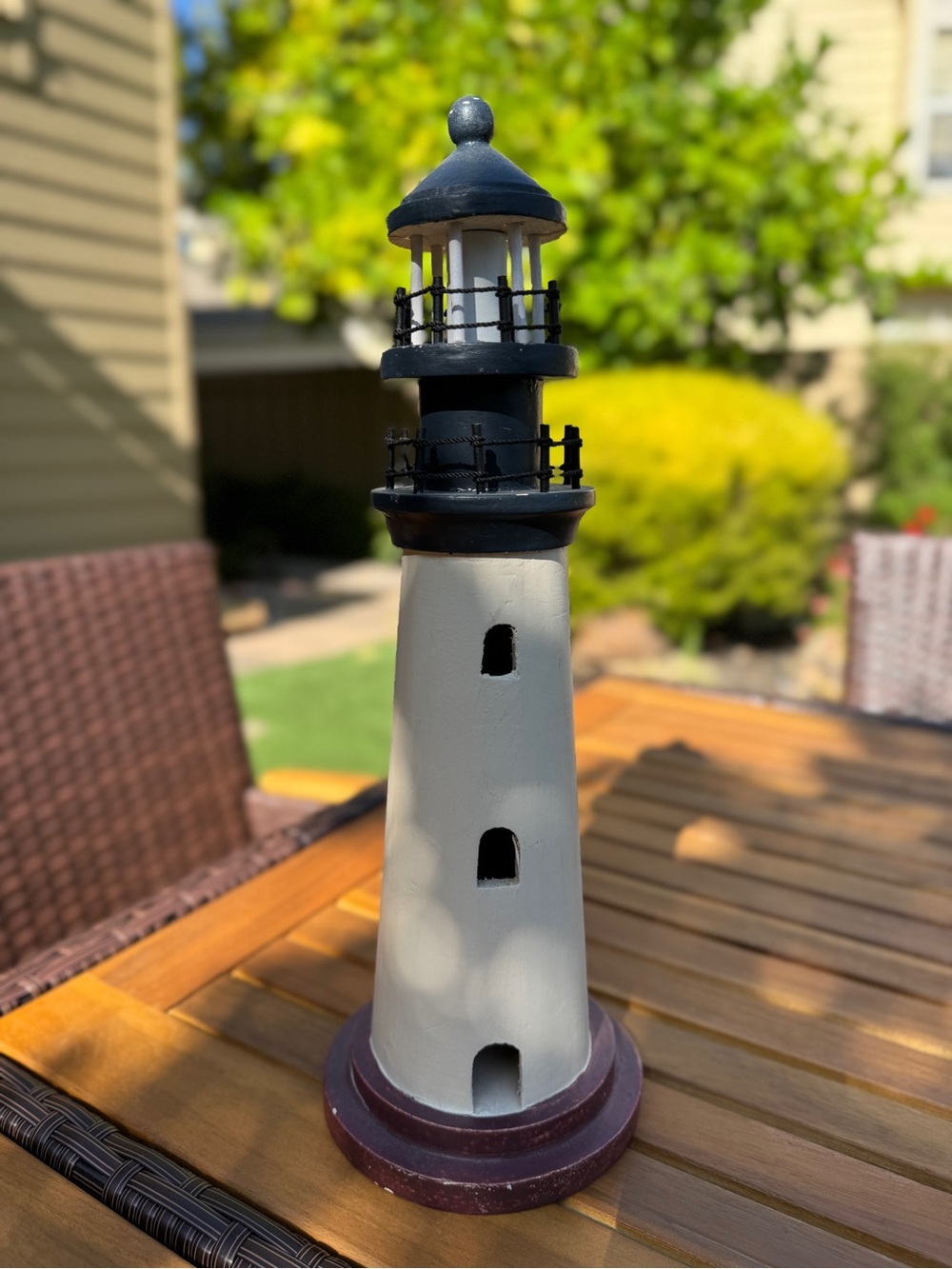 Vintage Coastal Lighthouse Nautical Wooden Decor